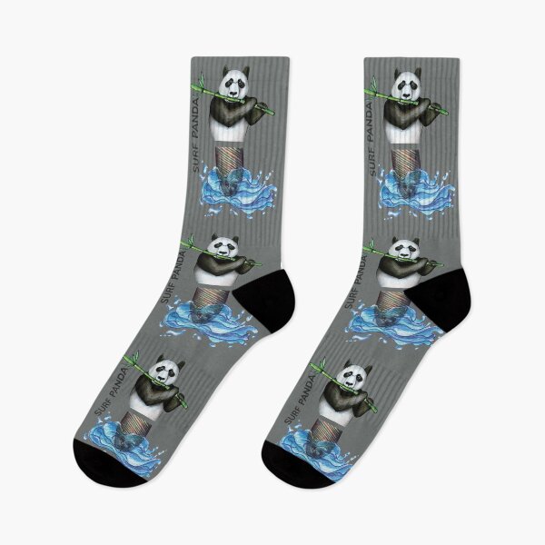 Item preview, SURF PANDA by FrankenDuo trojan grey designed and sold by FrankenDuo.