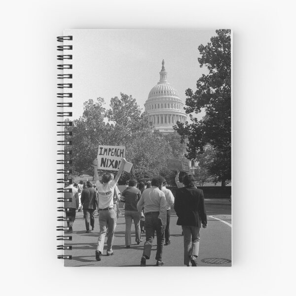 Item preview, Demonstrator With Impeach Nixon Sign - Washington DC 1973 designed and sold by warishellstore.