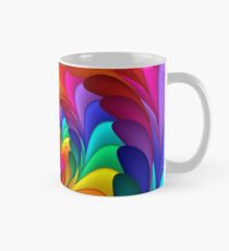 Rainbow Fractal Spiral Mug