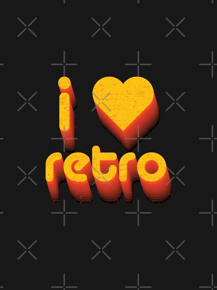 Thumbnail 4 of 4, iPhone Case, I heart Retro (worn) [Roufxis-Rb] designed and sold by RoufXis.