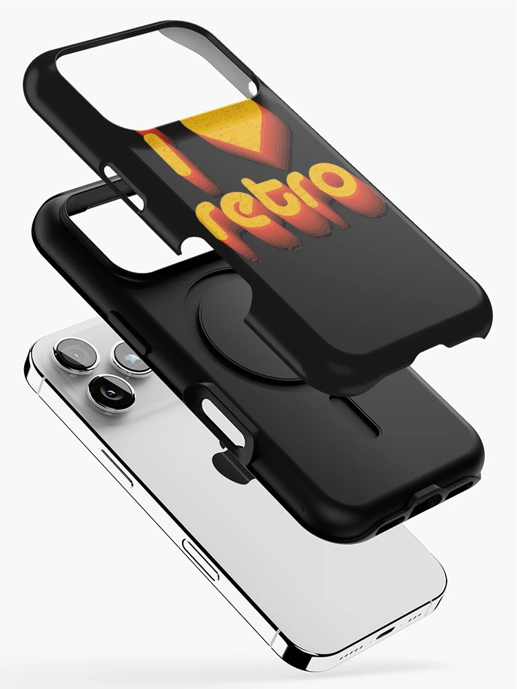 Thumbnail 2 of 4, iPhone Case, I heart Retro (worn) [Roufxis-Rb] designed and sold by RoufXis.