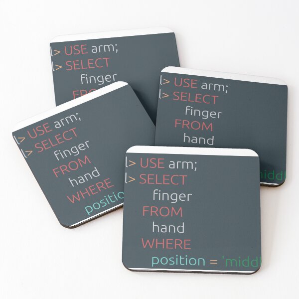 Item preview, MySQL Middle Finger designed and sold by albercuba.