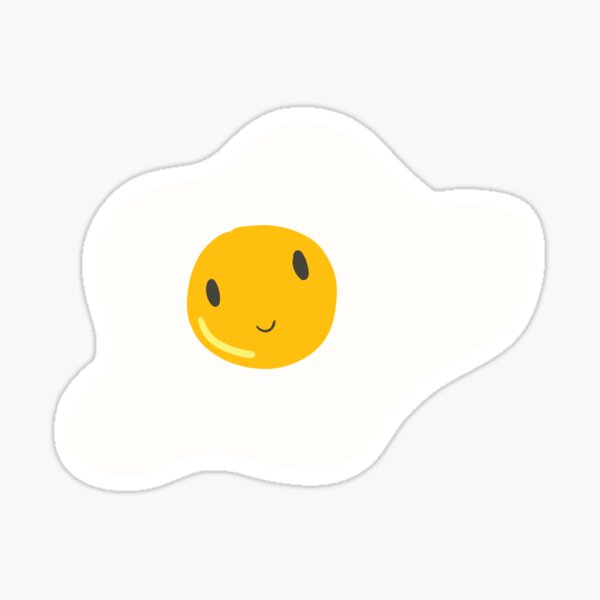 “Egg Sticker” Sticker by sniferka | Redbubble