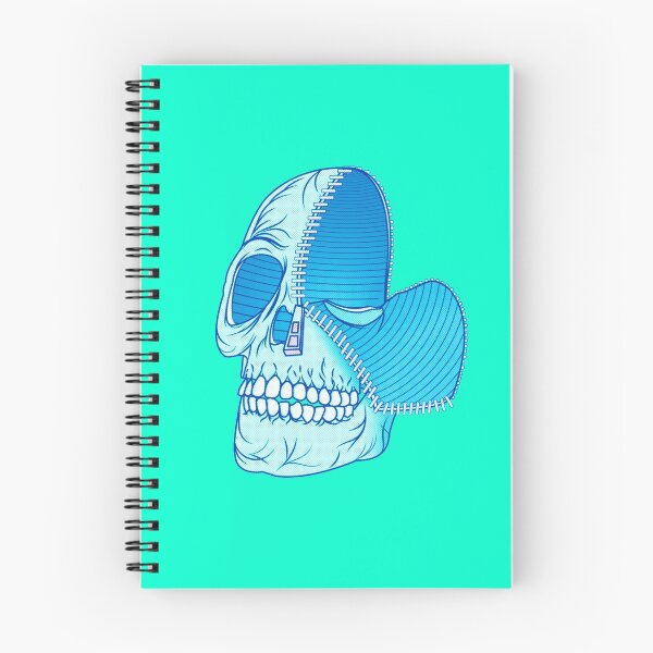 Item preview, "No Brainer" Zipper Skull designed and sold by GinaRivDesigns.