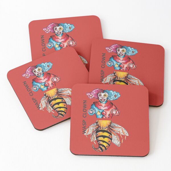 Item preview, WASP CLOWN by FrankenDuo orange red designed and sold by FrankenDuo.
