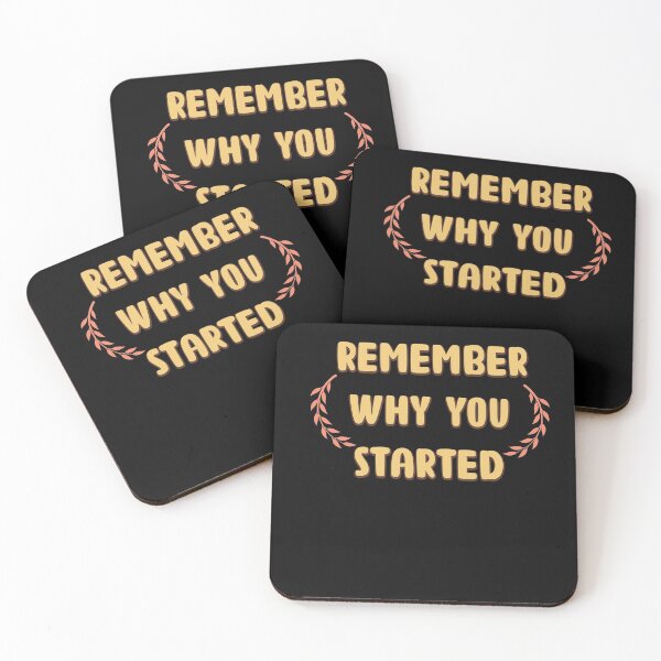 Item preview, Remember Why You Started designed and sold by Stella Clue.