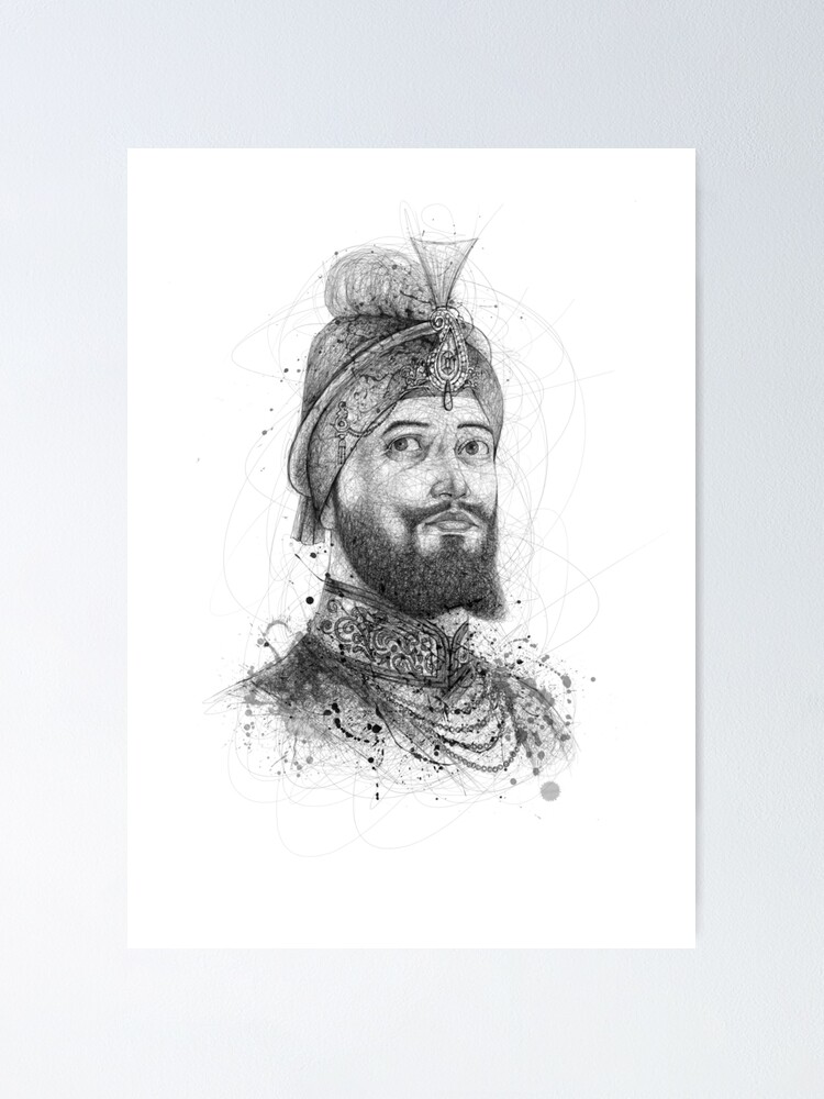 Guru Gobind Singh Ji - Jazmin banga - Drawings & Illustration, People &  Figures, Past & Historical Figures - ArtPal