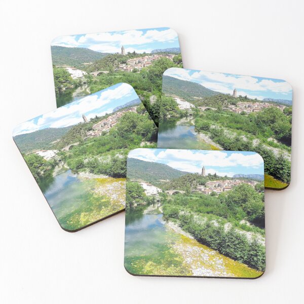 Item preview, Charming Olargues on the banks of the little Jaur River, France. designed and sold by Marilyn Harris.