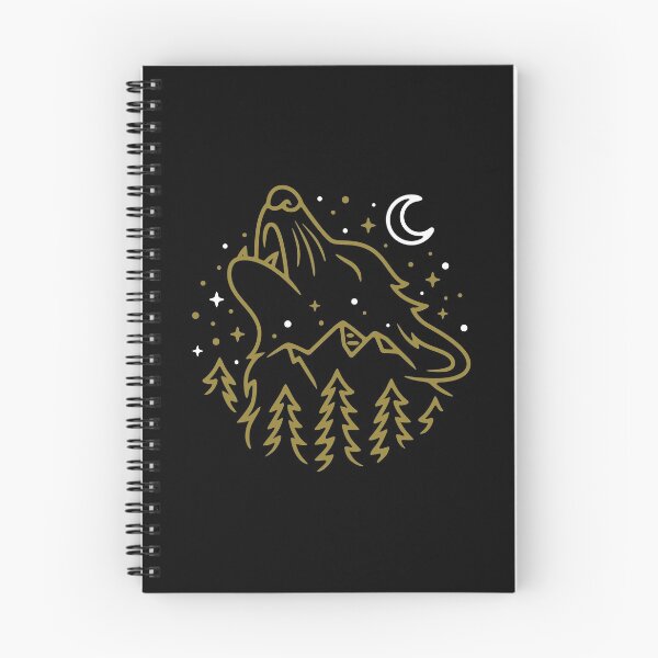 Item preview, Serene Mountain Wolf Howling at the Stars designed and sold by aMortalArtist.