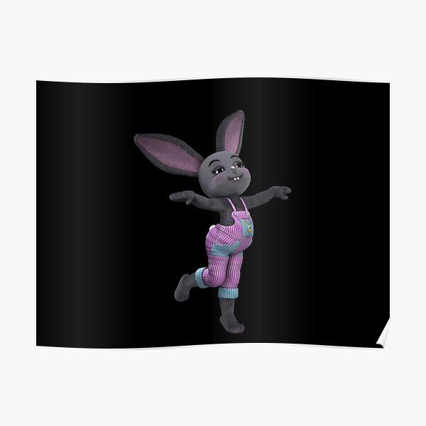 Roblox Piggy Bunny Poster By W21shopping Redbubble - chocolate bunny roblox bubble gum