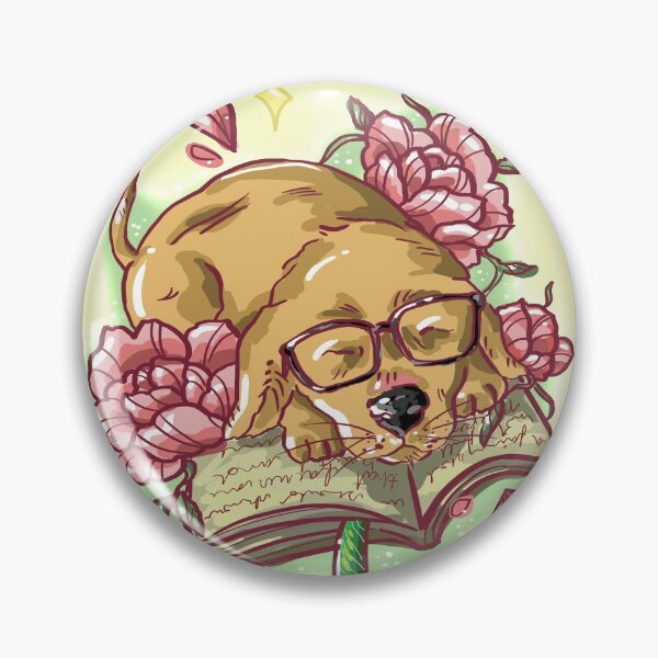 Item preview, SLEEPY READING SESSION - Flowwy Doggy designed and sold by Niightchild.