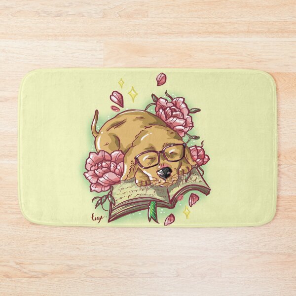 Item preview, SLEEPY READING SESSION - Flowwy Doggy designed and sold by Niightchild.