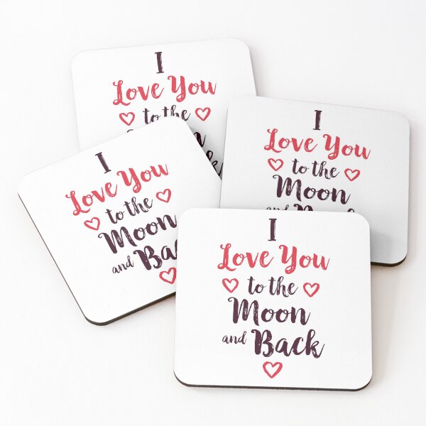 Item preview, I Love You To The Moon And Back designed and sold by Smart-Bee.