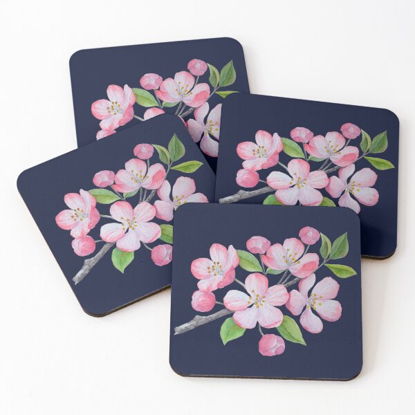 Item preview, Apple blossom watercolor painting designed and sold by fengyuhao.