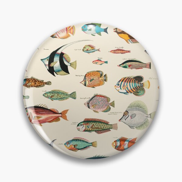 Item preview, Best Dad Gift! Vintage 1700's Fish Illustrations  designed and sold by LeGND.