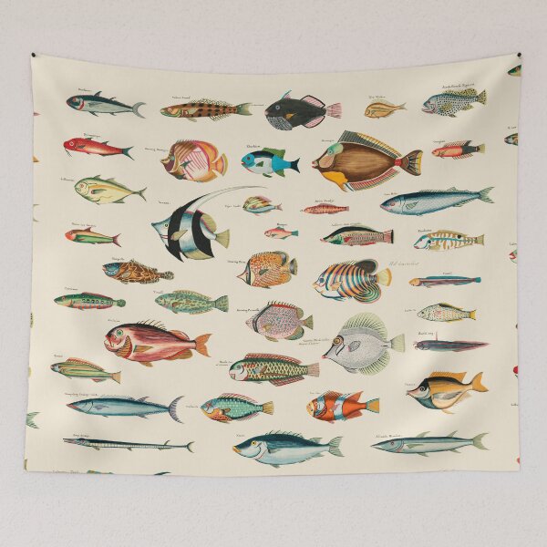 Item preview, Best Dad Gift! Vintage 1700's Fish Illustrations  designed and sold by LeGND.