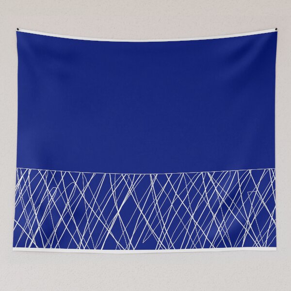 Item preview, Bold Blue and White lines design designed and sold by OByD.