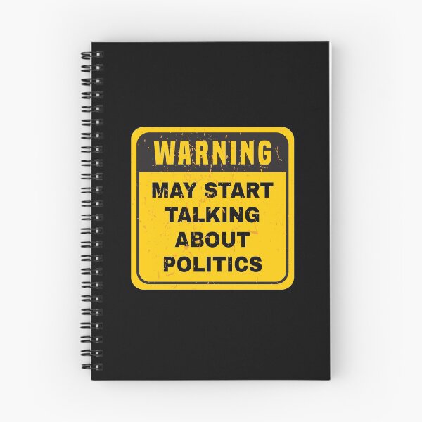 Item preview, WARNING May Start Talking About Politics designed and sold by ArqDezines.