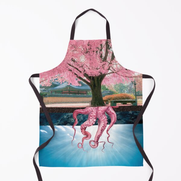 Item preview, Cherry Blossom Tree and Pink Octopus Tentacles for Roots designed and sold by BrokenUnicorn.