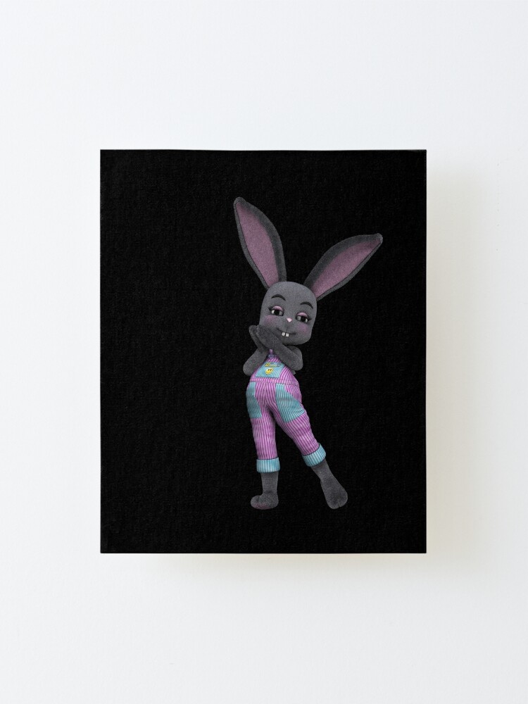 Roblox Piggy Bunny Mounted Print By W21shopping Redbubble - roblox bunny