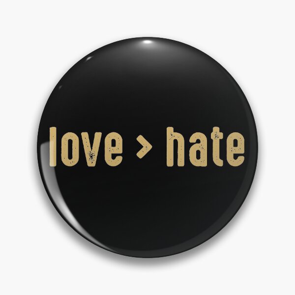 Item preview, Love is greater than hate love > hate inspirational quotes for women men designed and sold by alenaz.