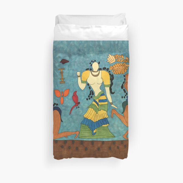 The Archanes Fourni Ring Duvet Cover