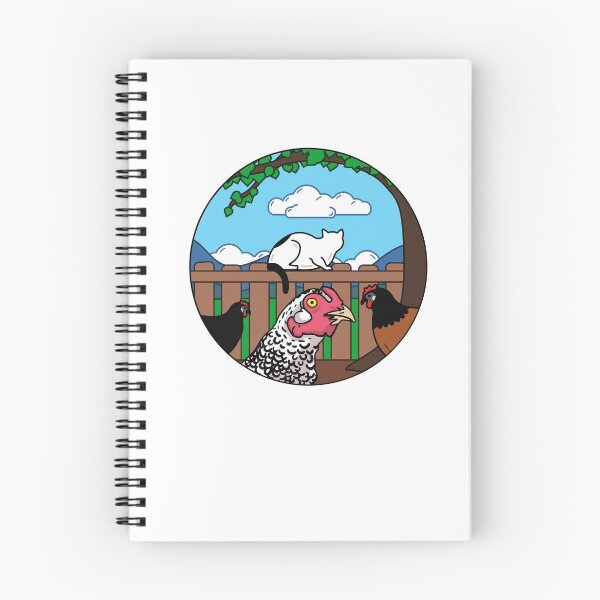 Item preview, Farm - cat with chickens designed and sold by b-shop.