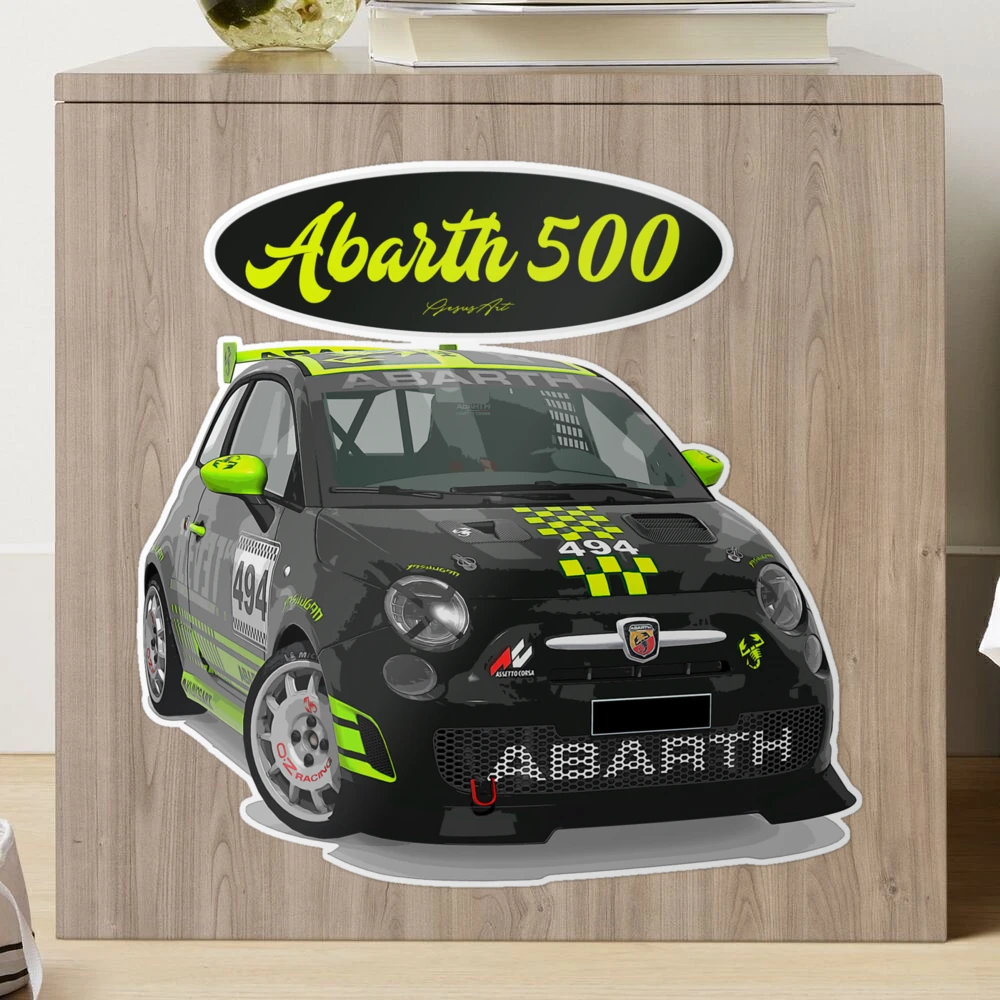 ABARTH 500 494 Sticker for Sale by pjesusartrb