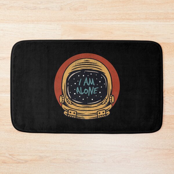 Item preview, I Am Alone Astronaut Helmet designed and sold by zeg-shop.