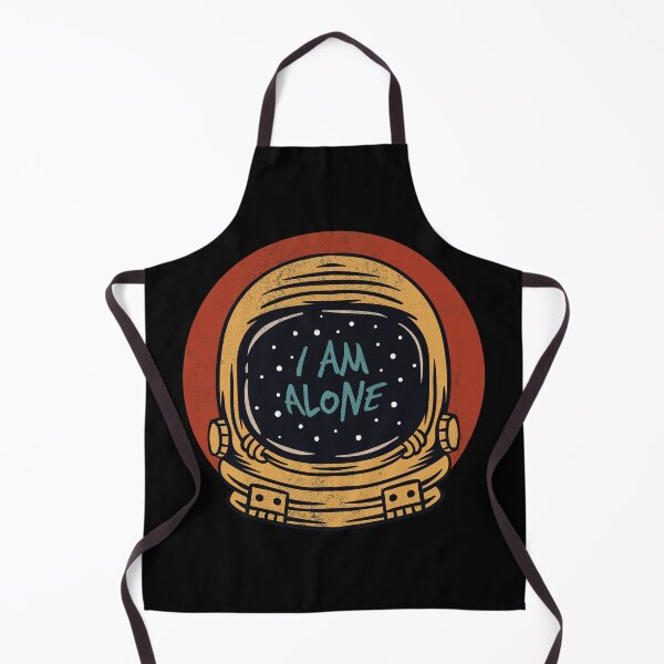 Item preview, I Am Alone Astronaut Helmet designed and sold by zeg-shop.