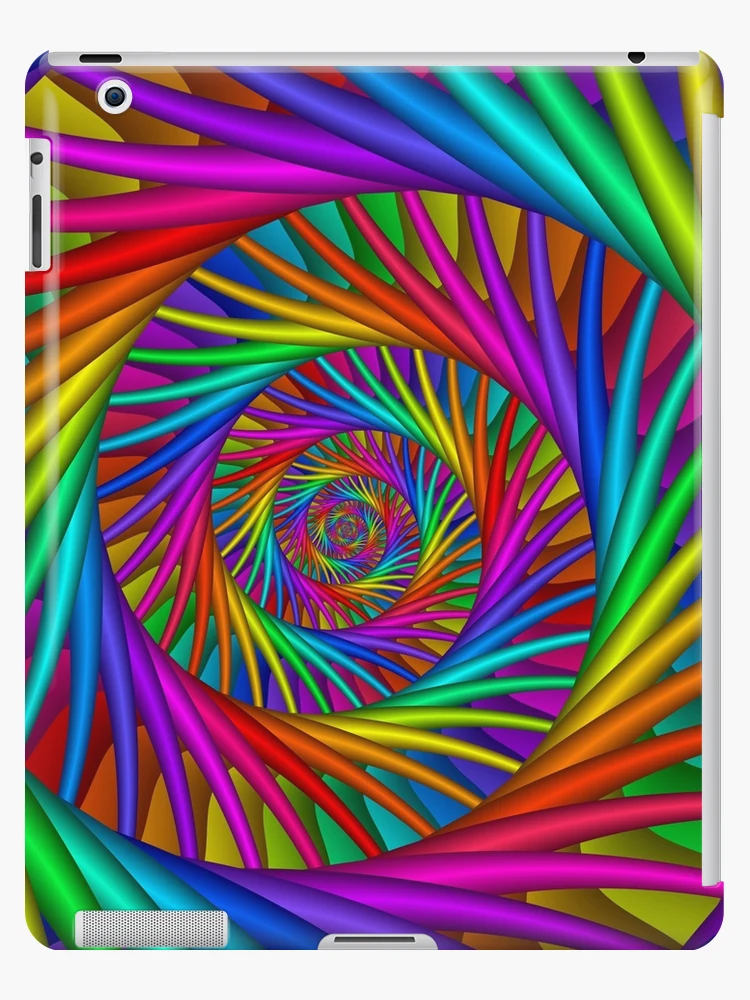 Psychedelic Rainbow Spiral - Kitty Bitty - Digital Art, Abstract, Fractal -  ArtPal