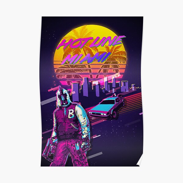 Hotline Miami Outrun Poster