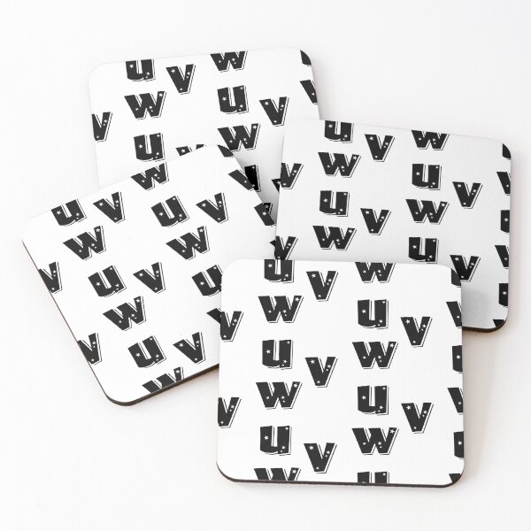 Item preview, Alphabet Stickers Pack Letter U Letter V Letter W Capital  designed and sold by KLINESTORE.