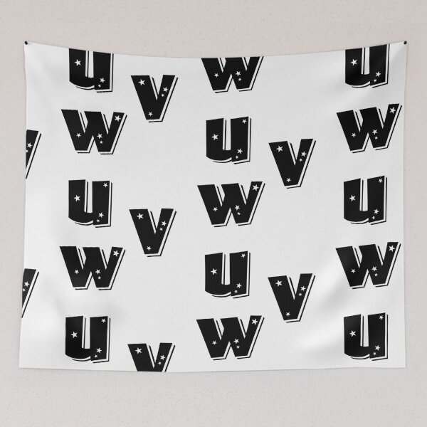 Item preview, Alphabet Stickers Pack Letter U Letter V Letter W Capital  designed and sold by KLINESTORE.