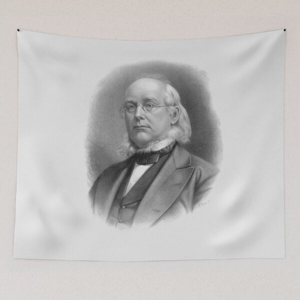 Item preview, Horace Greeley Portrait designed and sold by warishellstore.