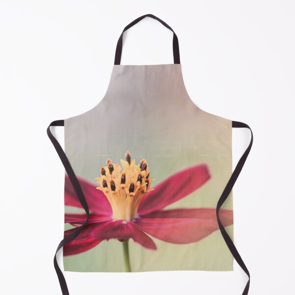 Item preview, red Cosmea flower in a minimalist design designed and sold by Nicole Bleck.