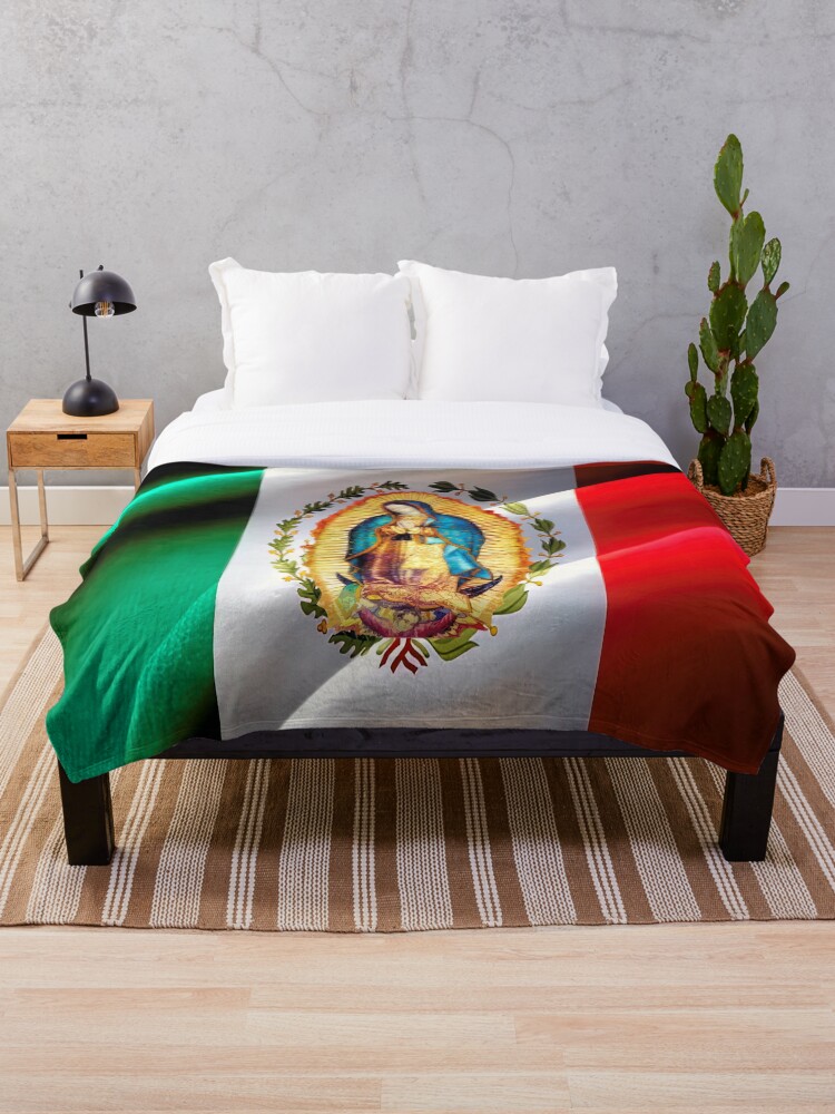 Virgin mary best sale mexican blanket