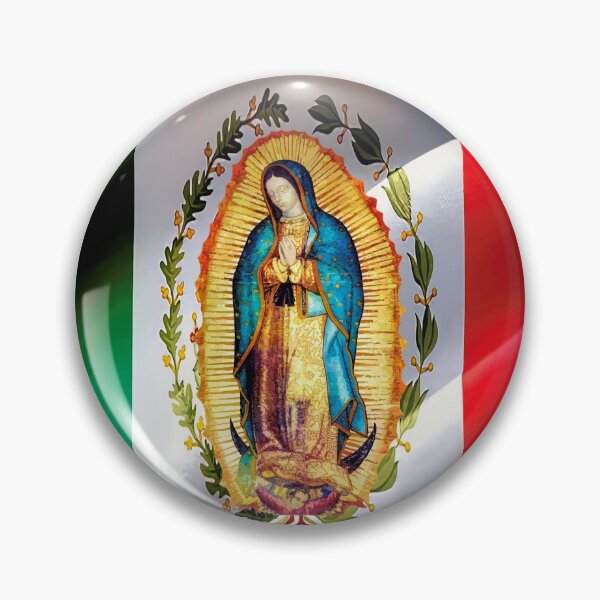 Item preview, Our Lady of Guadalupe Mexican Virgin Mary Mexican Flag Mexico Catholic  designed and sold by hispanicworld.