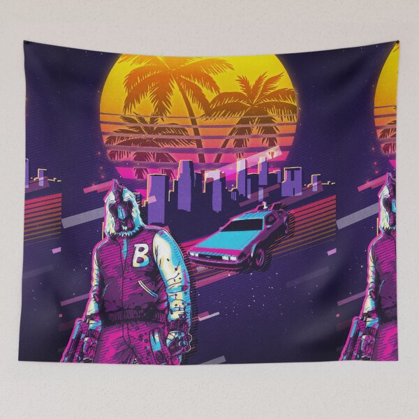 Item preview, Hotline Miami Outrun (NO TEXT) designed and sold by Ratch2929.