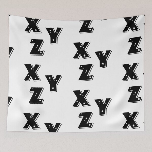 Item preview, Alphabet Stickers Pack Letter X Letter Y Letter Z Capital  designed and sold by KLINESTORE.