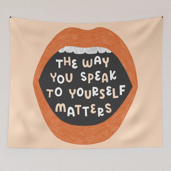 Item preview, The Way You Speak To Yourself Matters designed and sold by JaneyMakes.