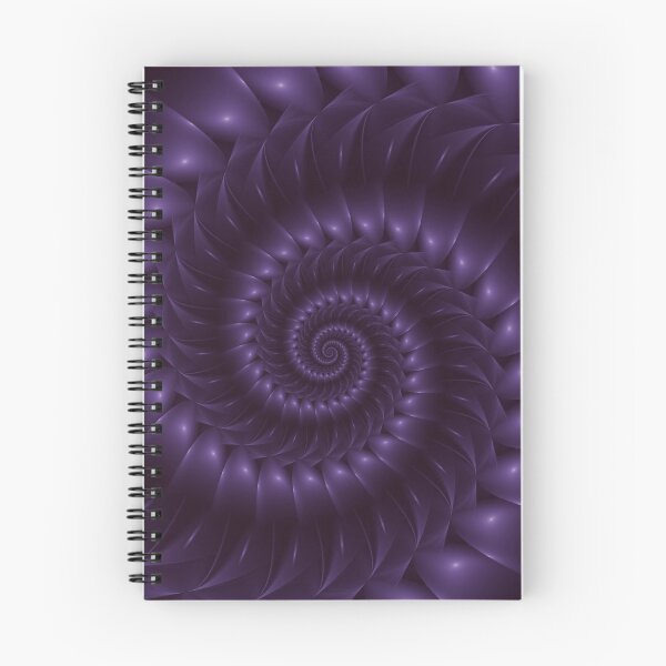 Item preview, Purple Spiral Fractal  designed and sold by Kitty Bitty.