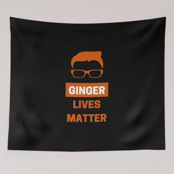 Item preview, Ginger lives matter redhead sunlight freckles black designed and sold by daguilon.