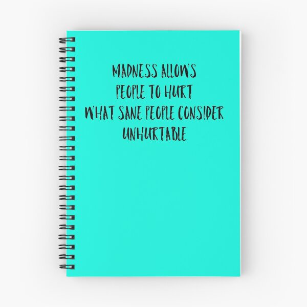 Item preview, madness allows people to hurt what sane people consider unhurtable designed and sold by Dipalo.