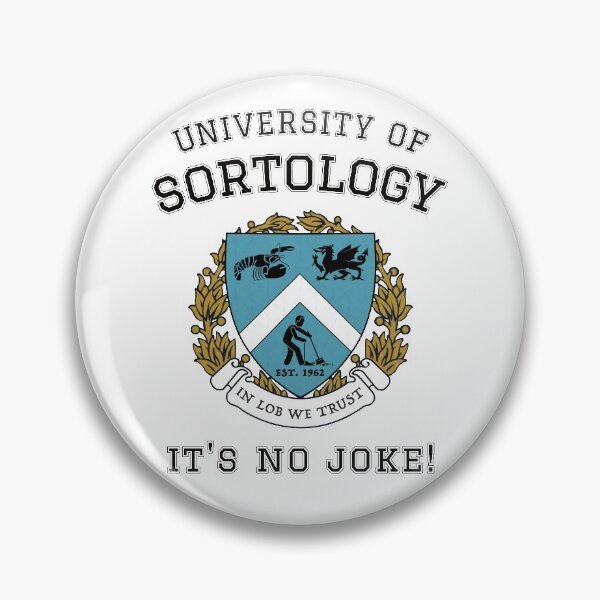 Item preview, Jordan Peterson's University of Sortology - No Joke! - Black Text designed and sold by IncognitoMode.