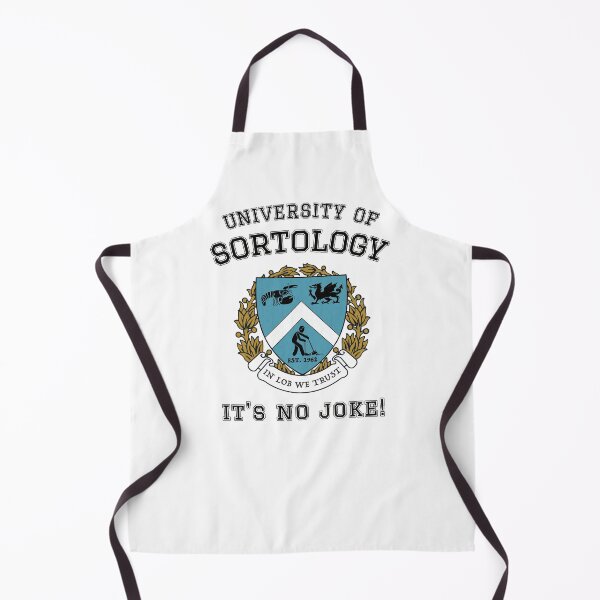 Item preview, Jordan Peterson's University of Sortology - No Joke! - Black Text designed and sold by IncognitoMode.