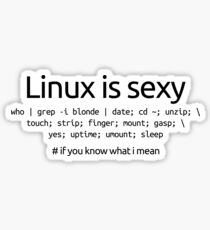 Linux is sexy Sticker