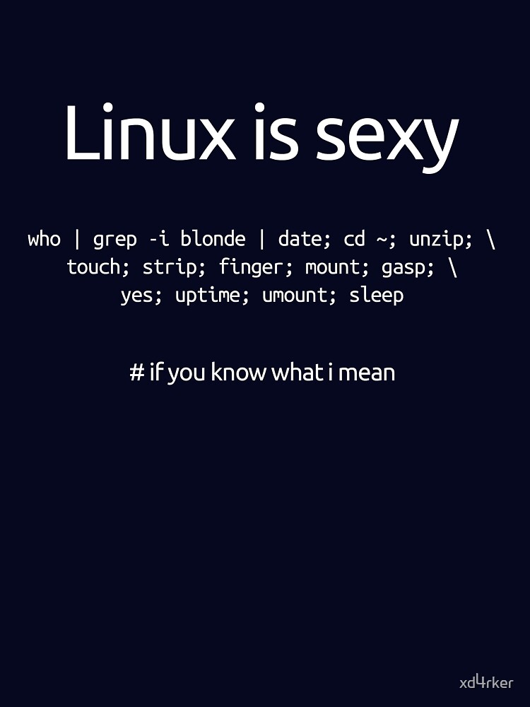Thumbnail 7 of 7, Essential T-Shirt, Linux is sexy designed and sold by xd4rker.
