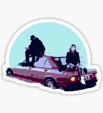 Christine and the Queens Booba - Here mercedes car clip Sticker