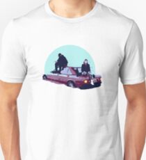 Camiseta ajustada Christine y el Queens Booba - Aquí Mercedes clip de coche